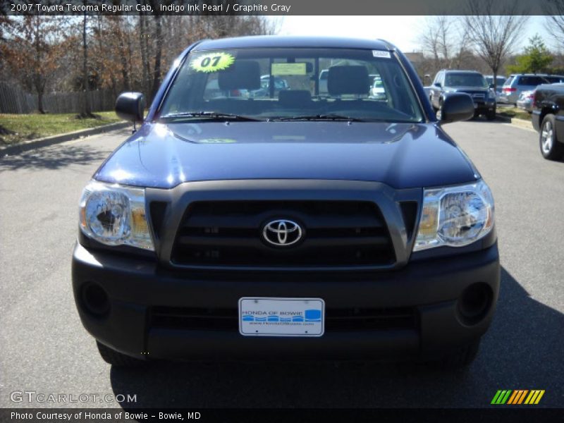 Indigo Ink Pearl / Graphite Gray 2007 Toyota Tacoma Regular Cab