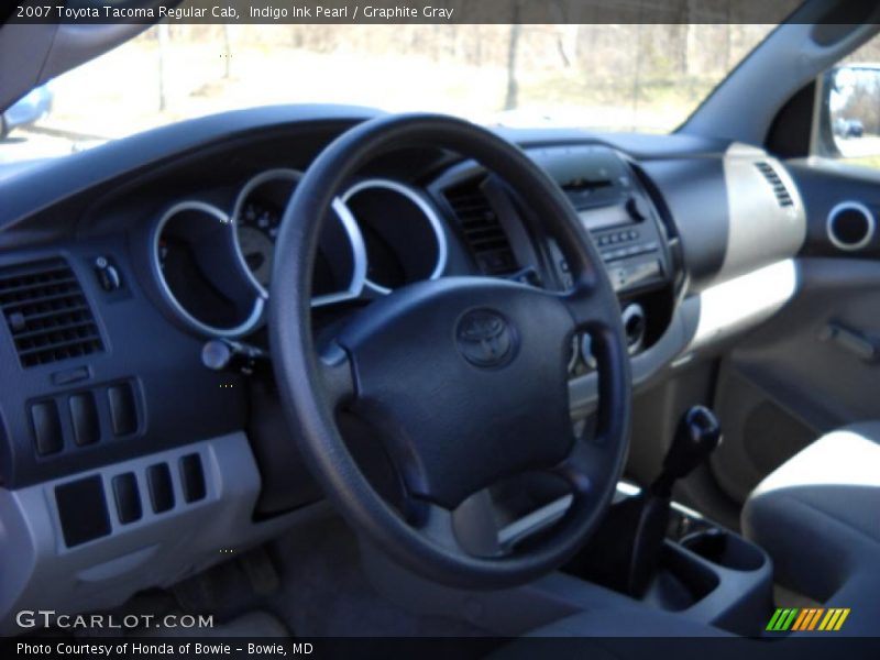 Indigo Ink Pearl / Graphite Gray 2007 Toyota Tacoma Regular Cab