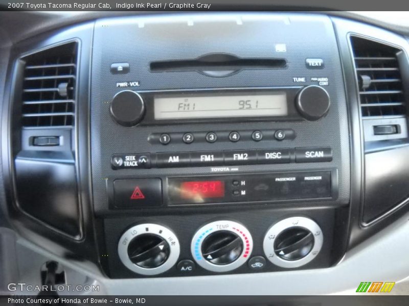 Indigo Ink Pearl / Graphite Gray 2007 Toyota Tacoma Regular Cab
