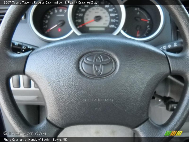 Indigo Ink Pearl / Graphite Gray 2007 Toyota Tacoma Regular Cab