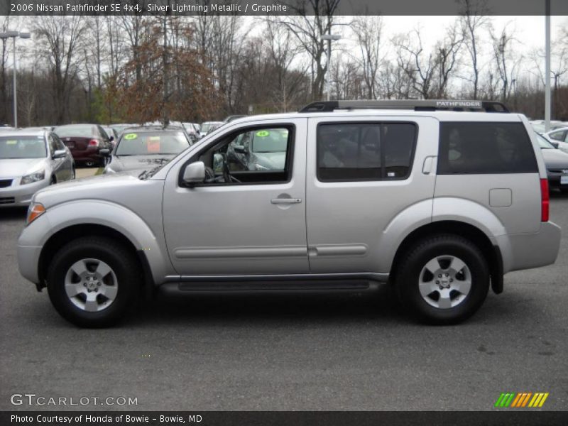 Silver Lightning Metallic / Graphite 2006 Nissan Pathfinder SE 4x4