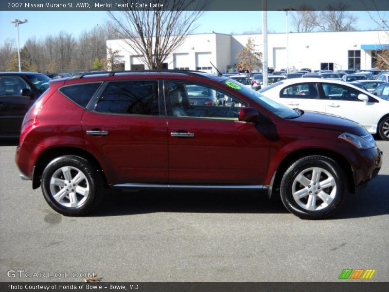 Merlot Pearl / Cafe Latte 2007 Nissan Murano SL AWD