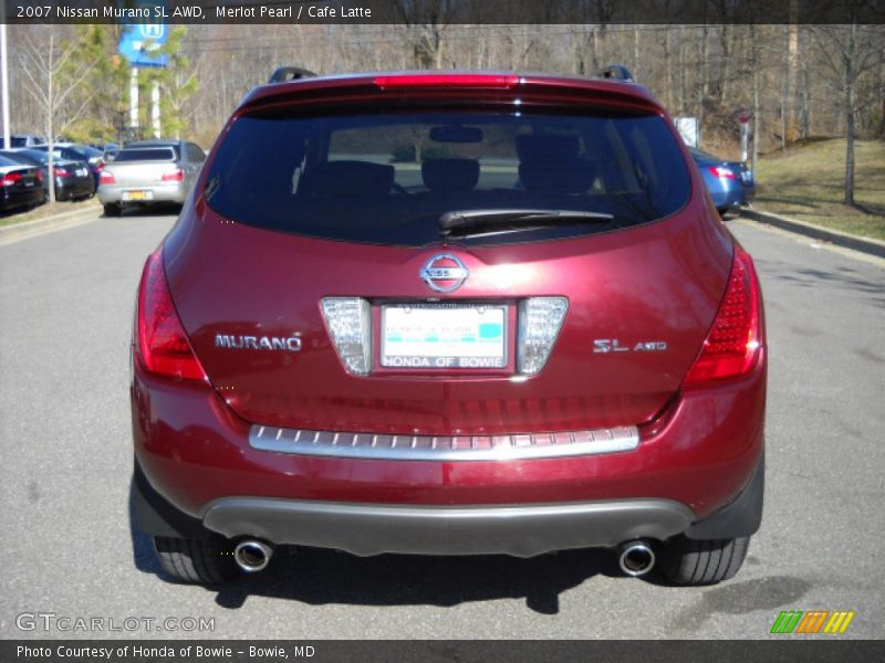 Merlot Pearl / Cafe Latte 2007 Nissan Murano SL AWD