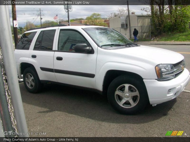 Summit White / Light Gray 2005 Chevrolet TrailBlazer LS 4x4