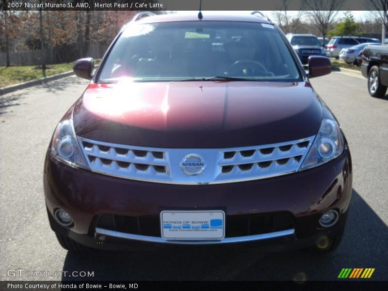 Merlot Pearl / Cafe Latte 2007 Nissan Murano SL AWD