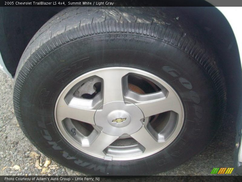 Summit White / Light Gray 2005 Chevrolet TrailBlazer LS 4x4