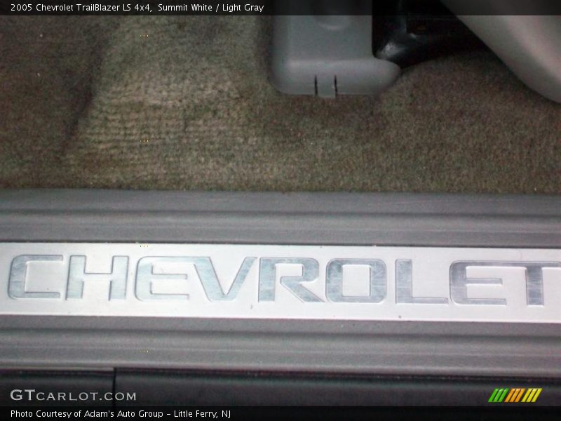 Summit White / Light Gray 2005 Chevrolet TrailBlazer LS 4x4