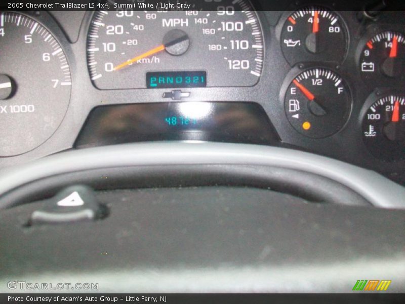 Summit White / Light Gray 2005 Chevrolet TrailBlazer LS 4x4