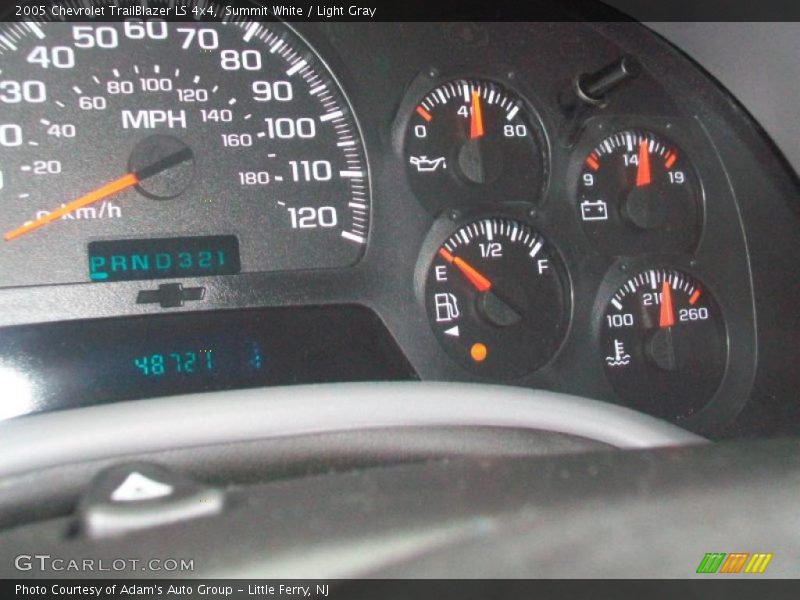Summit White / Light Gray 2005 Chevrolet TrailBlazer LS 4x4