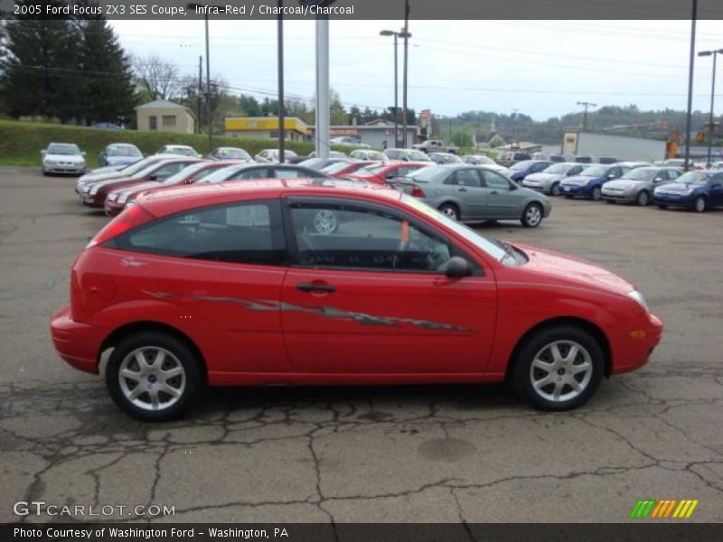 Infra-Red / Charcoal/Charcoal 2005 Ford Focus ZX3 SES Coupe