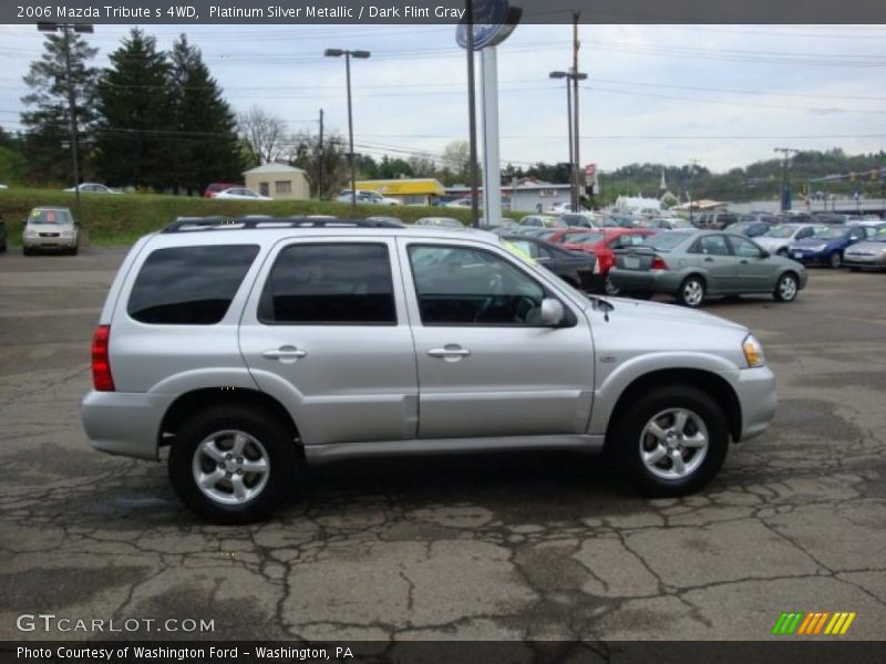 Platinum Silver Metallic / Dark Flint Gray 2006 Mazda Tribute s 4WD