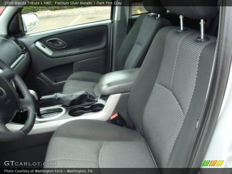Platinum Silver Metallic / Dark Flint Gray 2006 Mazda Tribute s 4WD