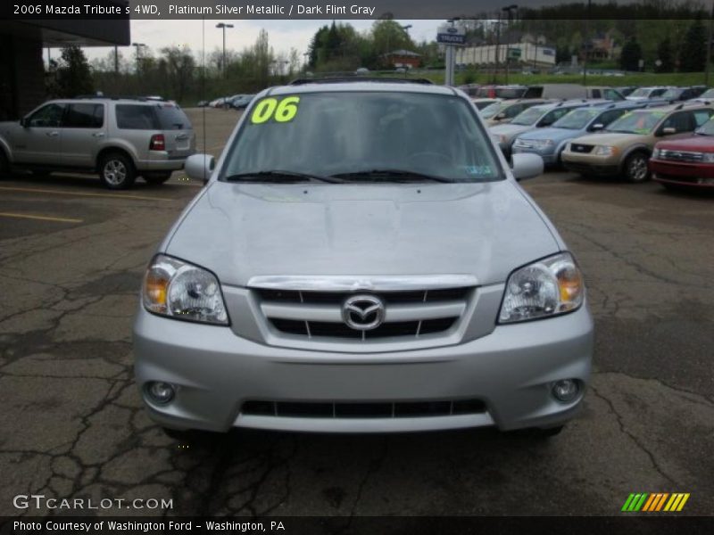 Platinum Silver Metallic / Dark Flint Gray 2006 Mazda Tribute s 4WD