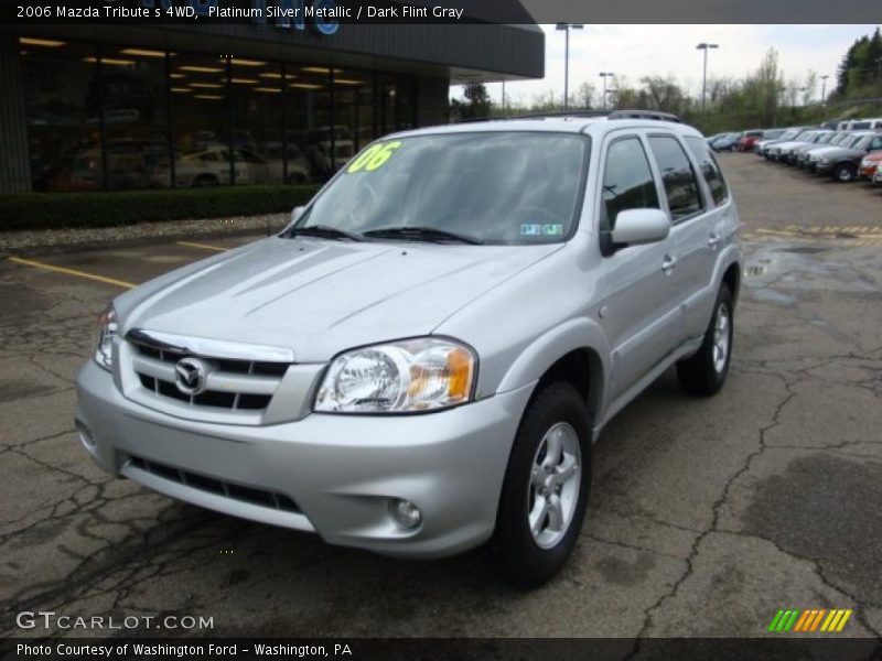 Platinum Silver Metallic / Dark Flint Gray 2006 Mazda Tribute s 4WD