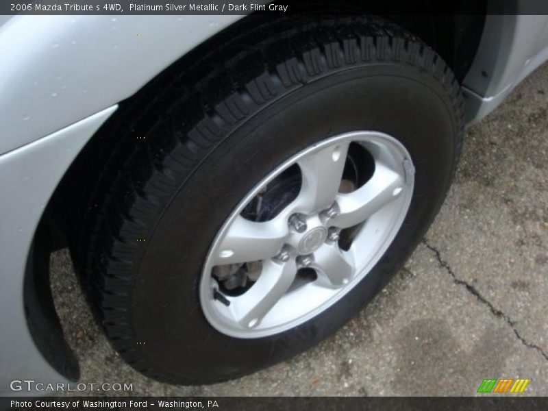Platinum Silver Metallic / Dark Flint Gray 2006 Mazda Tribute s 4WD