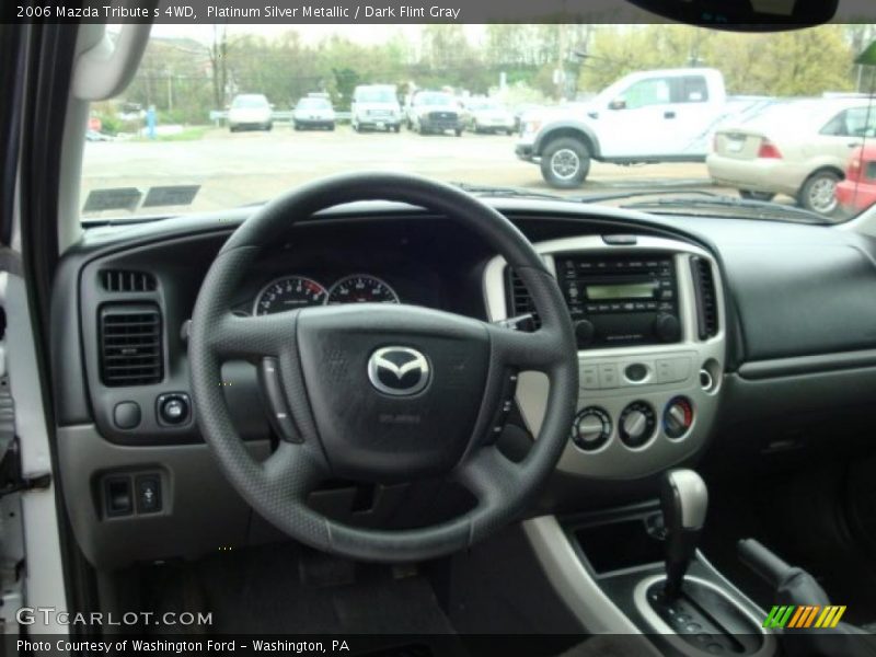 Platinum Silver Metallic / Dark Flint Gray 2006 Mazda Tribute s 4WD