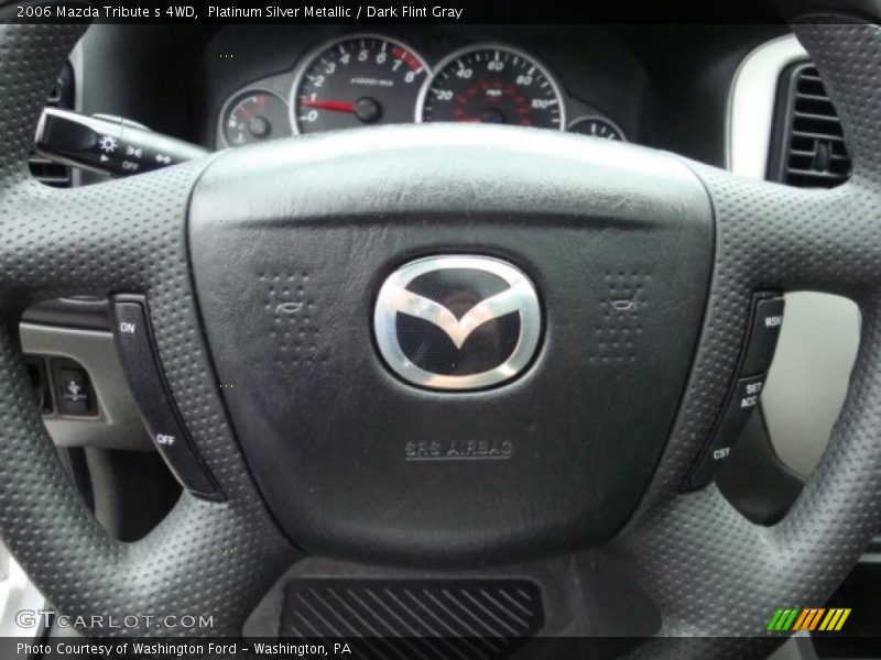 Platinum Silver Metallic / Dark Flint Gray 2006 Mazda Tribute s 4WD