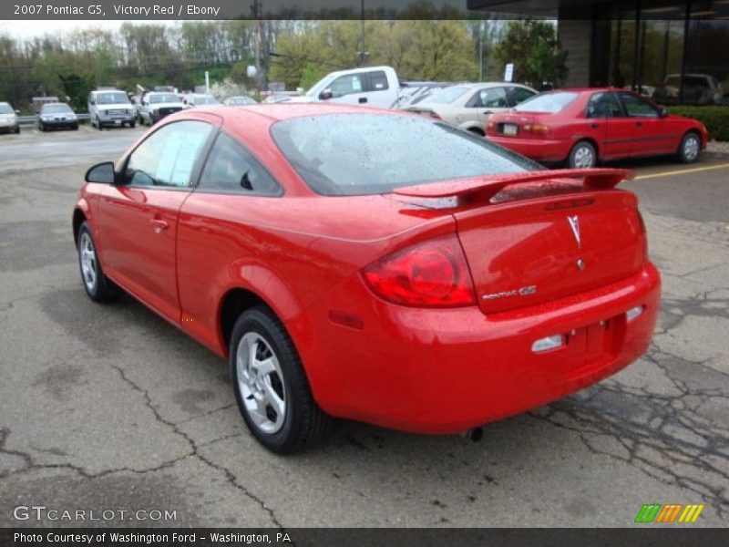 Victory Red / Ebony 2007 Pontiac G5