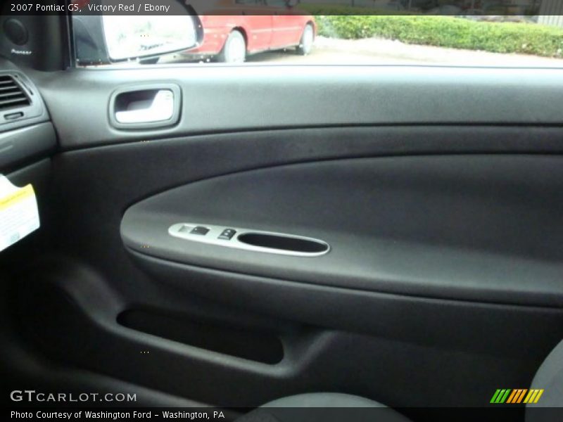 Victory Red / Ebony 2007 Pontiac G5