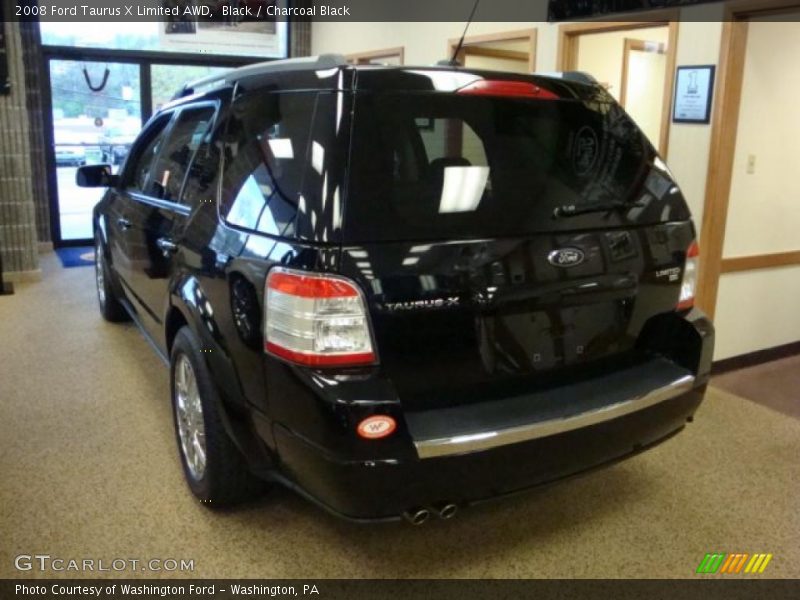 Black / Charcoal Black 2008 Ford Taurus X Limited AWD