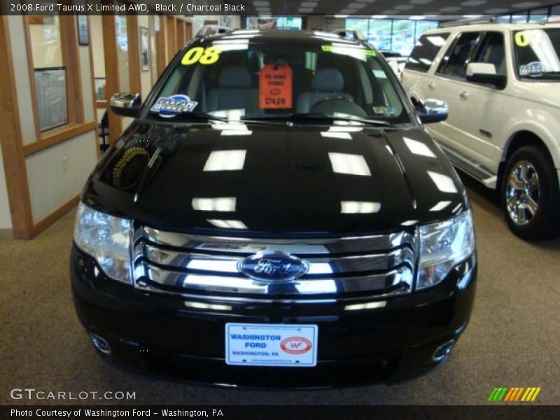 Black / Charcoal Black 2008 Ford Taurus X Limited AWD