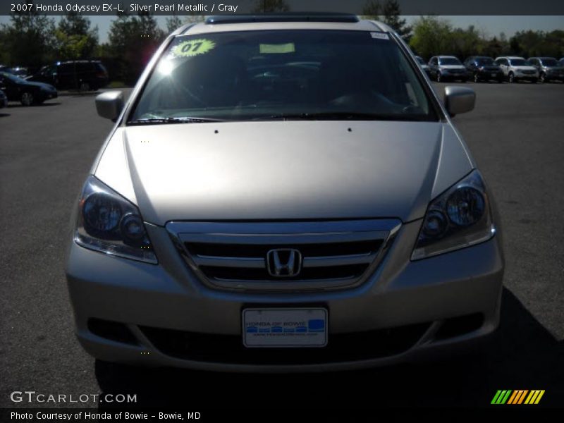 Silver Pearl Metallic / Gray 2007 Honda Odyssey EX-L
