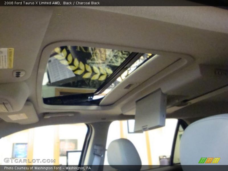 Black / Charcoal Black 2008 Ford Taurus X Limited AWD