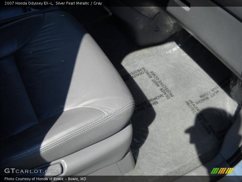 Silver Pearl Metallic / Gray 2007 Honda Odyssey EX-L