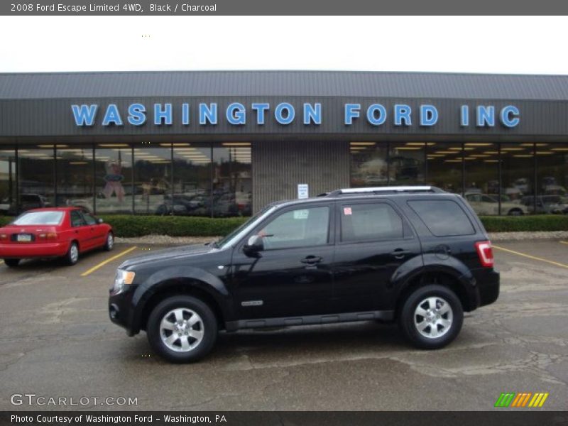 Black / Charcoal 2008 Ford Escape Limited 4WD