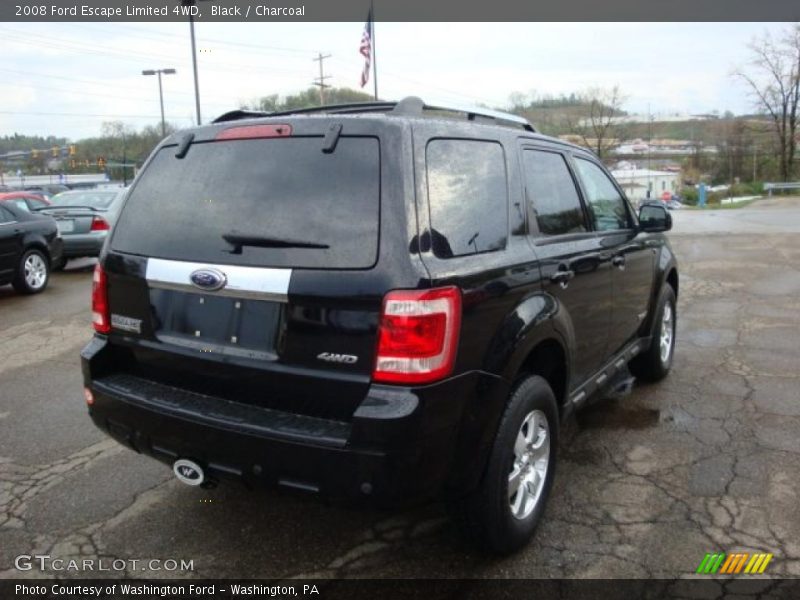 Black / Charcoal 2008 Ford Escape Limited 4WD