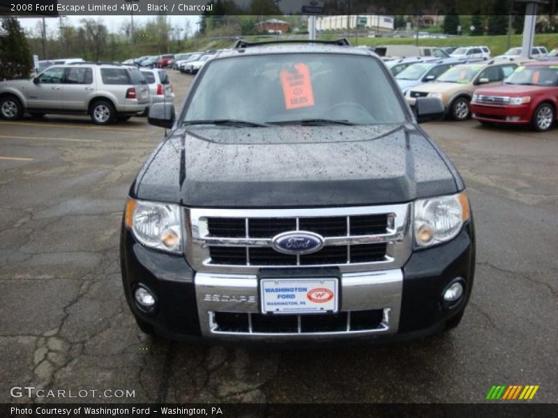 Black / Charcoal 2008 Ford Escape Limited 4WD