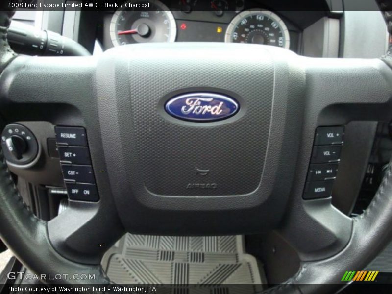 Black / Charcoal 2008 Ford Escape Limited 4WD