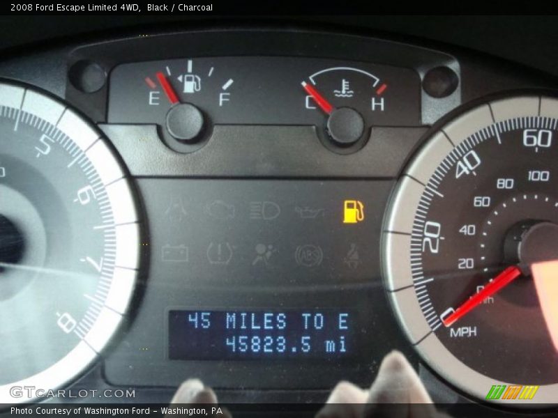 Black / Charcoal 2008 Ford Escape Limited 4WD
