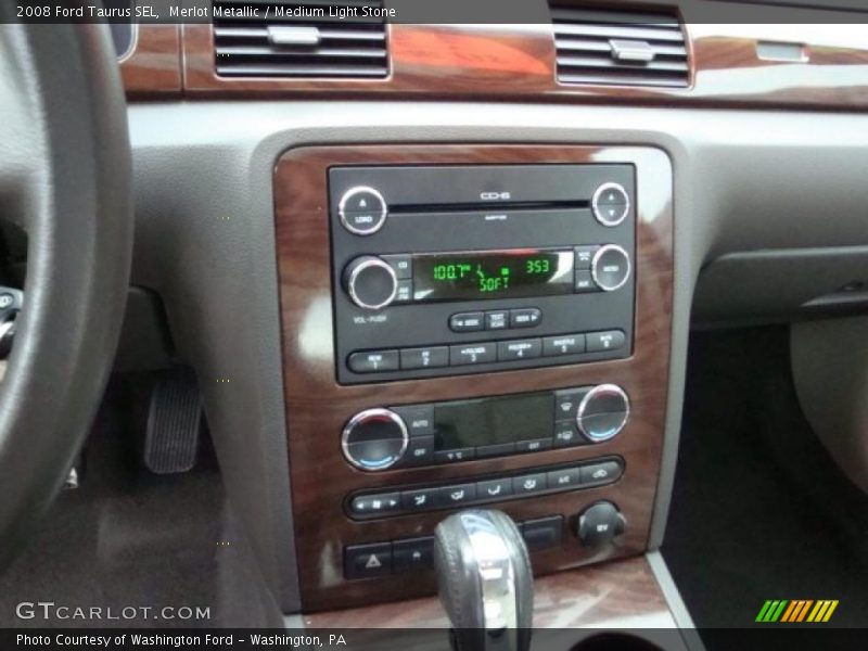 Merlot Metallic / Medium Light Stone 2008 Ford Taurus SEL