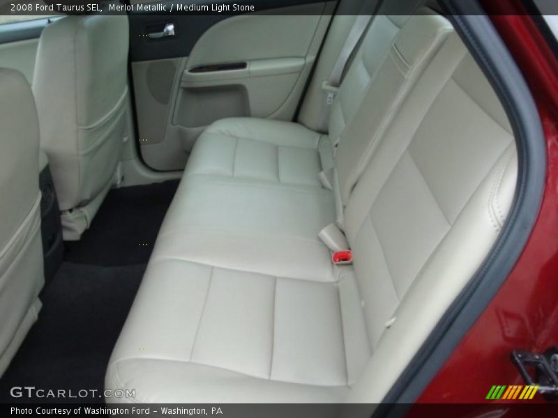 Merlot Metallic / Medium Light Stone 2008 Ford Taurus SEL