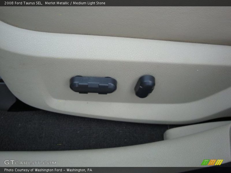 Merlot Metallic / Medium Light Stone 2008 Ford Taurus SEL