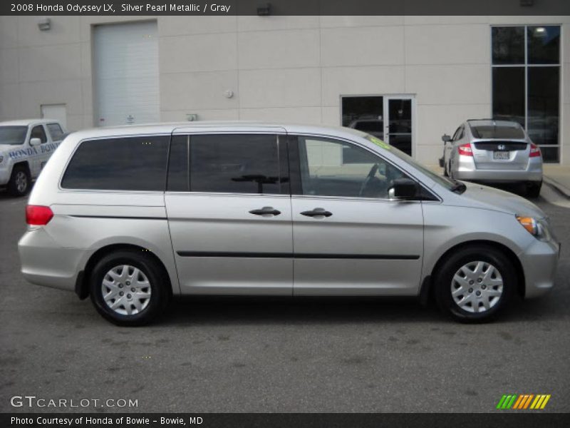 Silver Pearl Metallic / Gray 2008 Honda Odyssey LX