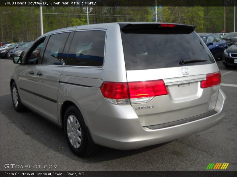 Silver Pearl Metallic / Gray 2008 Honda Odyssey LX
