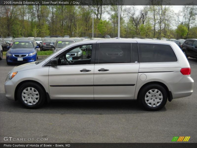 Silver Pearl Metallic / Gray 2008 Honda Odyssey LX