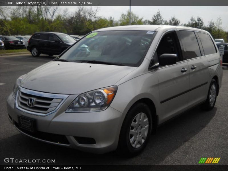 Silver Pearl Metallic / Gray 2008 Honda Odyssey LX