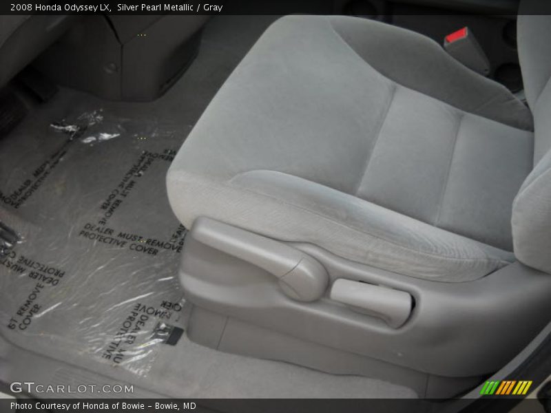 Silver Pearl Metallic / Gray 2008 Honda Odyssey LX