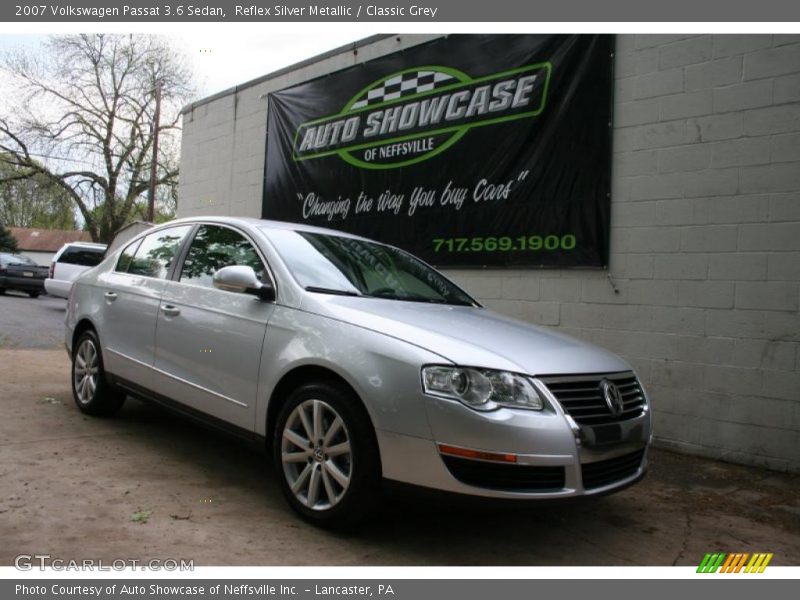 Reflex Silver Metallic / Classic Grey 2007 Volkswagen Passat 3.6 Sedan