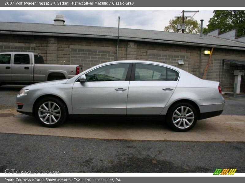 Reflex Silver Metallic / Classic Grey 2007 Volkswagen Passat 3.6 Sedan