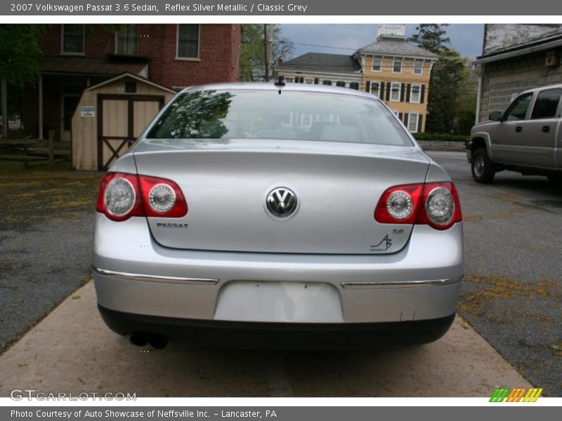 Reflex Silver Metallic / Classic Grey 2007 Volkswagen Passat 3.6 Sedan