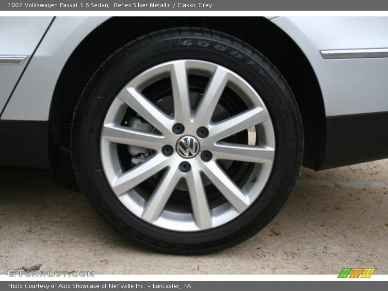 Reflex Silver Metallic / Classic Grey 2007 Volkswagen Passat 3.6 Sedan