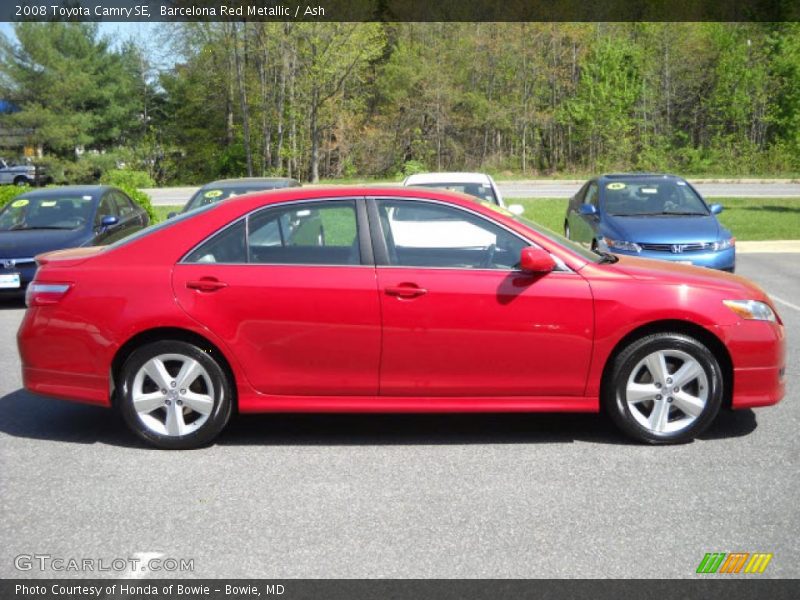 Barcelona Red Metallic / Ash 2008 Toyota Camry SE