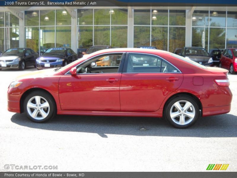 Barcelona Red Metallic / Ash 2008 Toyota Camry SE