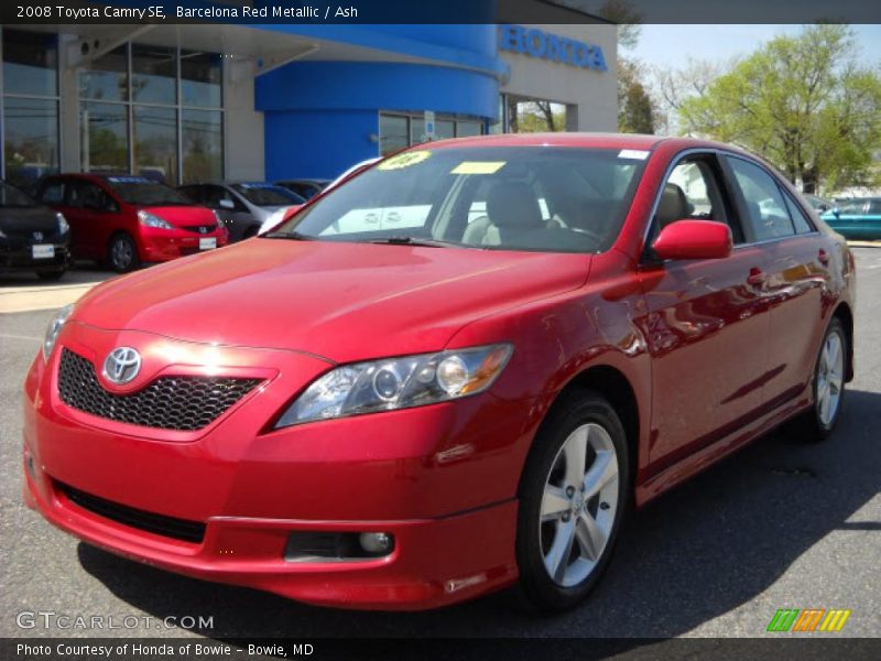 Barcelona Red Metallic / Ash 2008 Toyota Camry SE