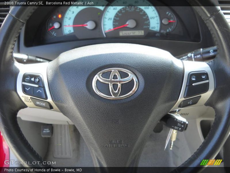 Barcelona Red Metallic / Ash 2008 Toyota Camry SE