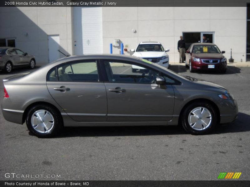 Galaxy Gray Metallic / Ivory 2008 Honda Civic Hybrid Sedan